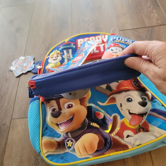 Paw Patrol Ready for Action 5 Piece Set Backpack, Lunch, Cinch sak, Pencil Case - Picture 3 of 12